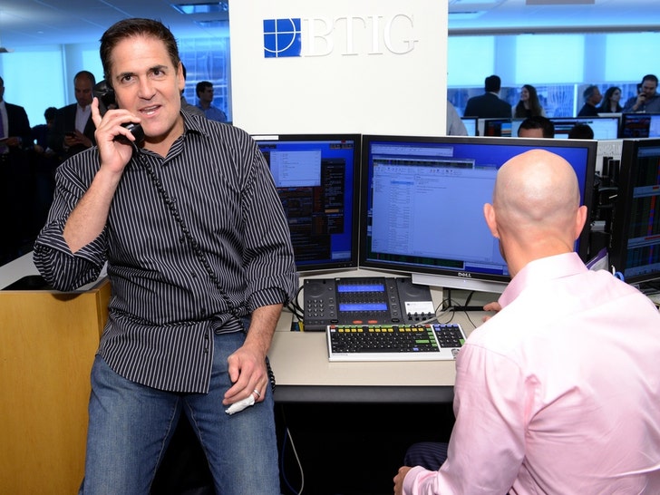Mark Cuban Hard At Work