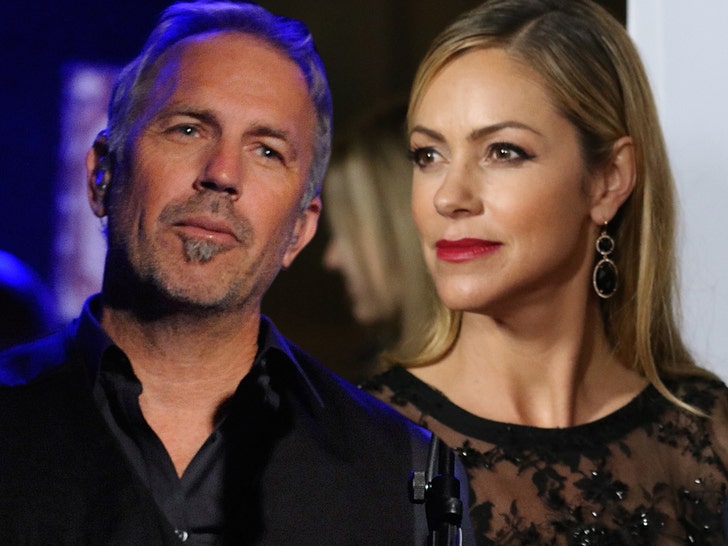 Kevin Costner and Christine Baumgartner  getty 1