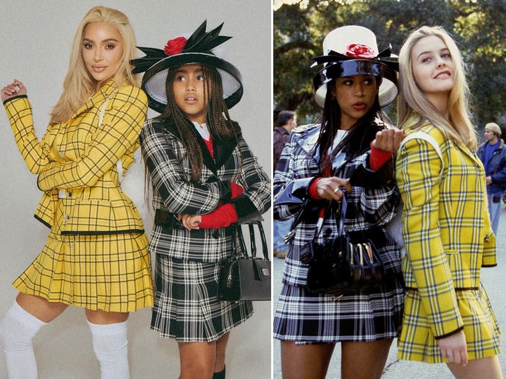 Kim Kardashian and North West Halloween Costumes