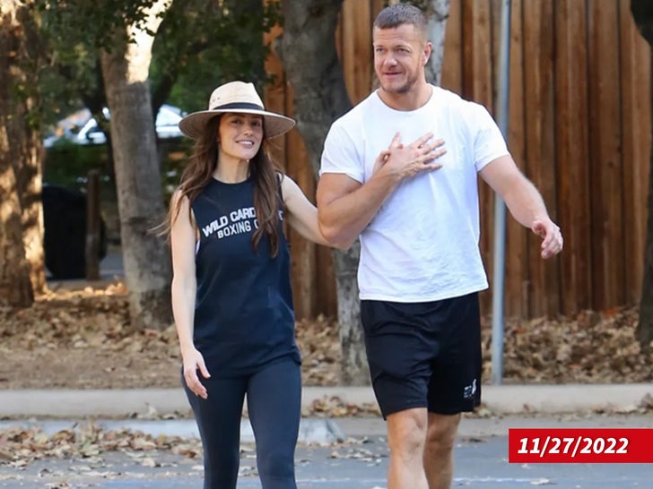 Minka Kelly And Dan Reynolds At The Park