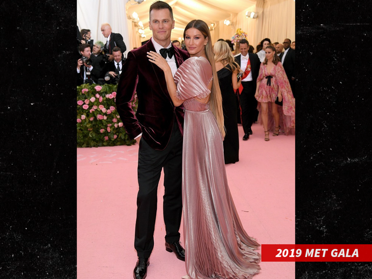 tom brady and gisele bundchen  2019 Met Gala