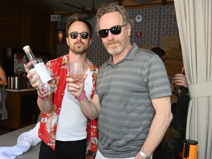 Bryan Cranston and Aaron Paul -- Best Buds