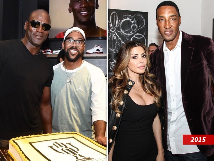 michael jordan marcus jordan larsa pippen scottie pippen