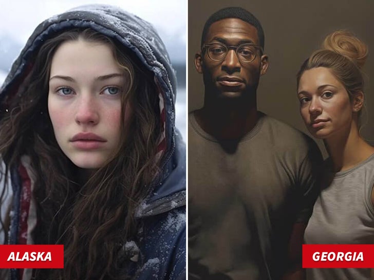 American States As Real People Generated By AI