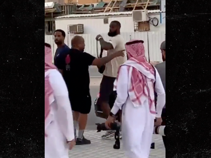 lebron james in saudi .