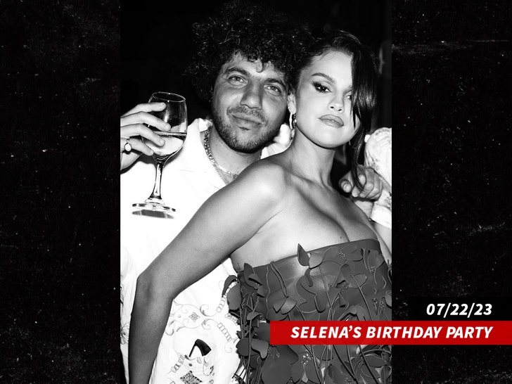 selena gomez benny blanco birthday party