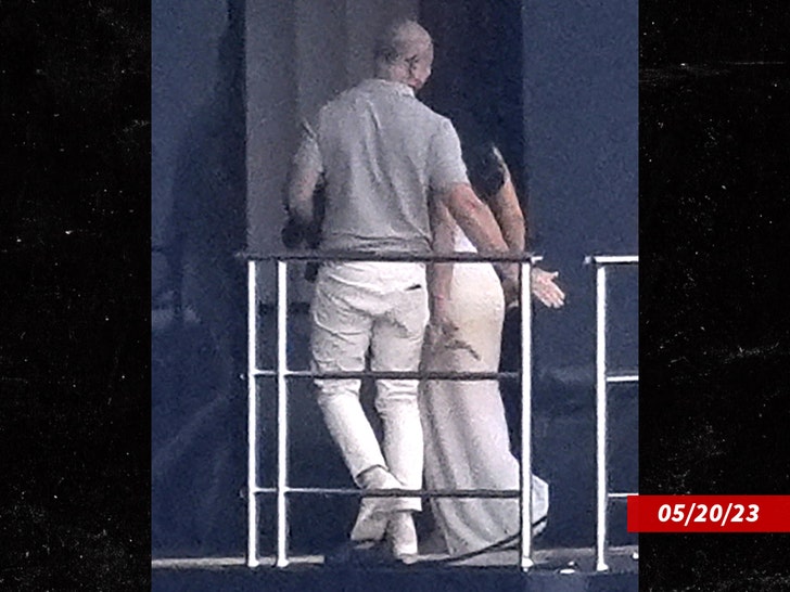 Jeff Bezos Gives Lauren Sanchez Pat On Butt