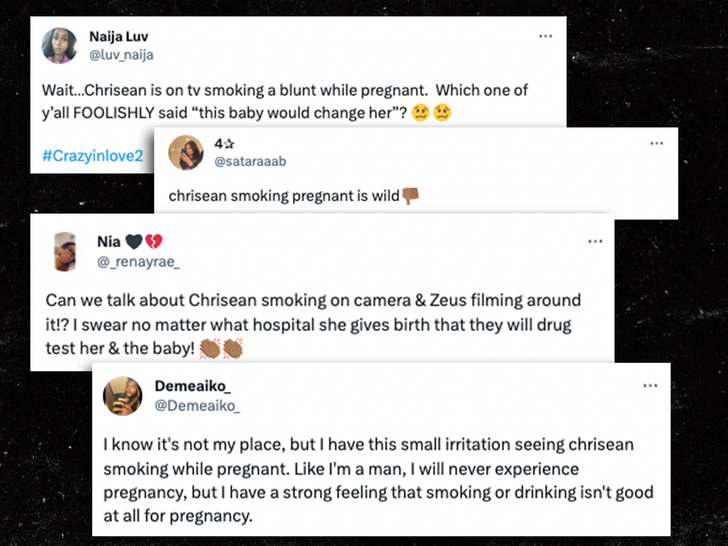 Chrisean rock twitter negative