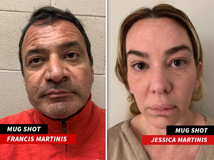 francis martinis and jessica martinis mug shots 1