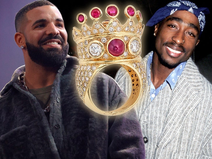 drake and tupac and ring getty 1