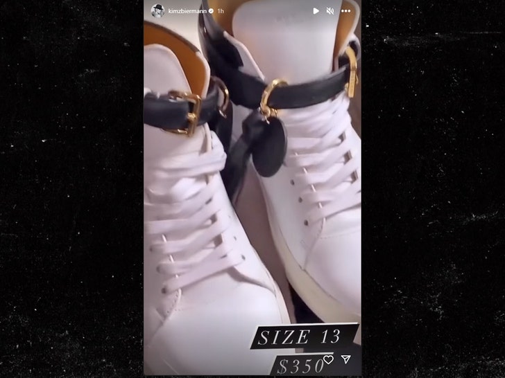 kim zolciak selling kroy biermanns old shoes insta 1