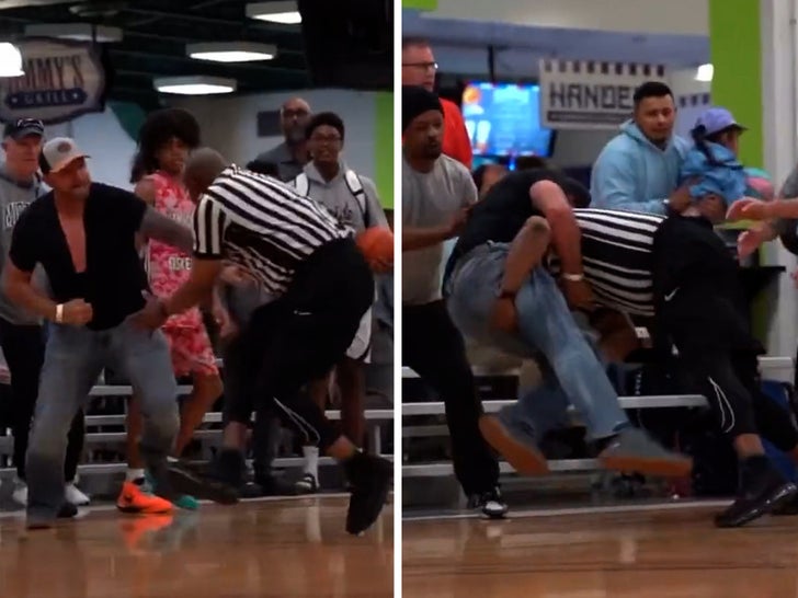 Youth Basketball Referee, Parent Get In Wild Brawl During Game