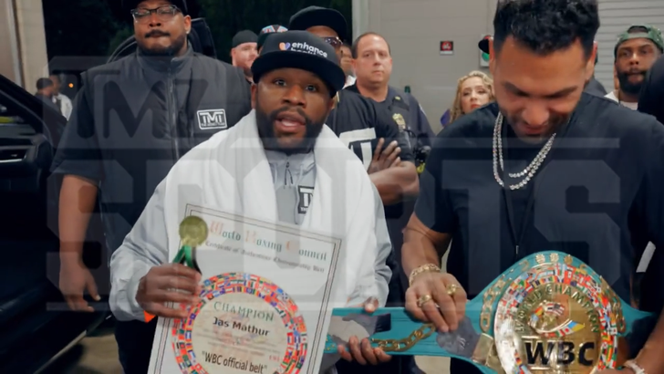 floyd mayweather belt