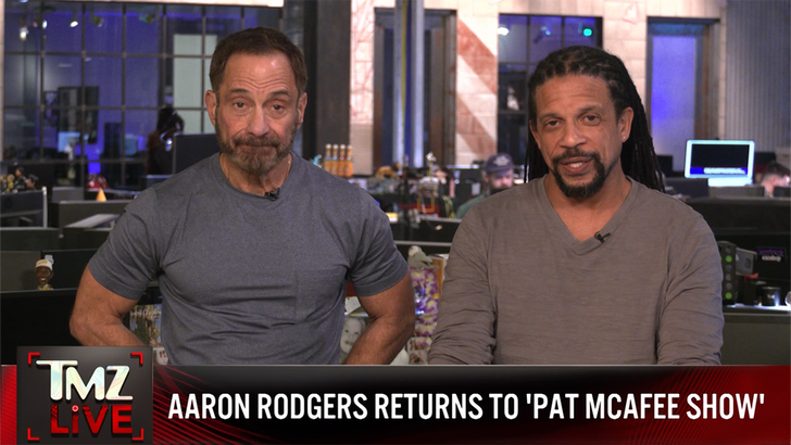 377bd69968854da4b4a9050a8e7b72dc_md 011124_tmz_live_aaron_rodgers_pat_mcafee.01_00_43_21.Still021