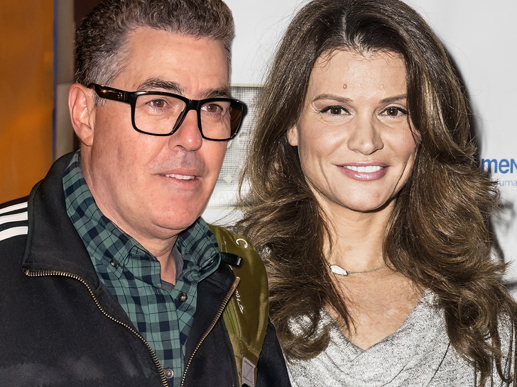 Adam Carolla  and wife