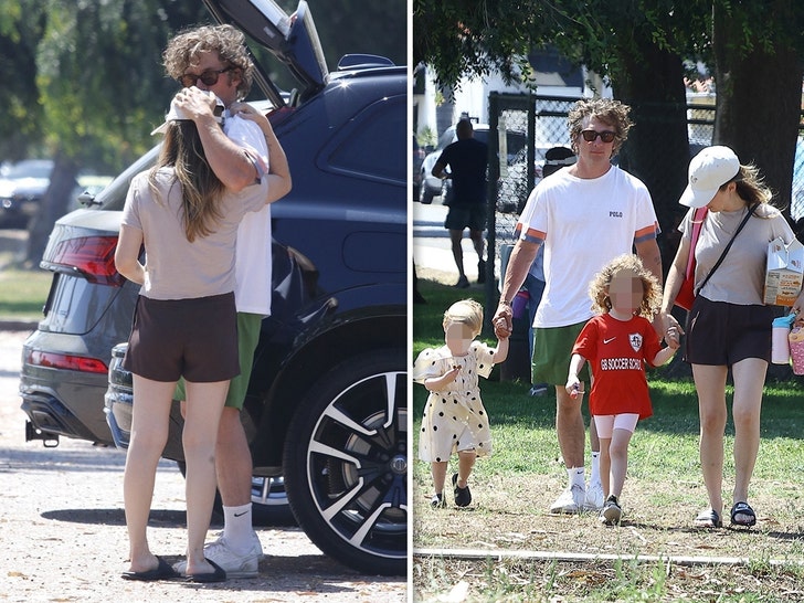 Jeremy Allen White and Addison Timlin Unite at Daughter's Soccer Game