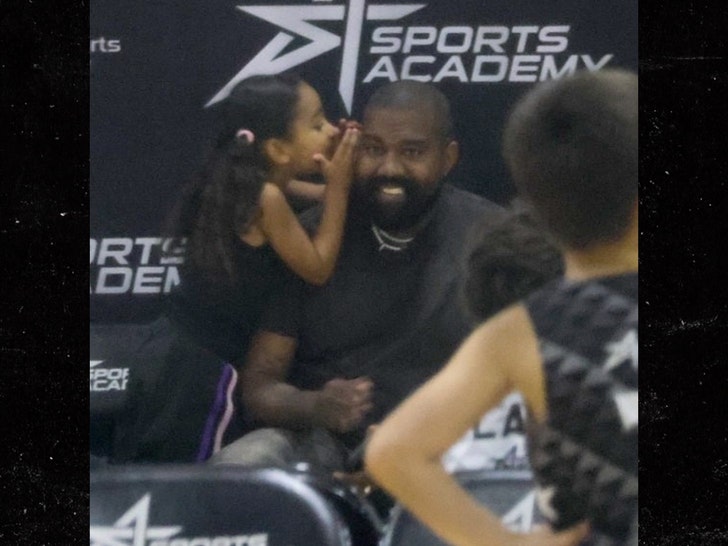 Kim Kardashian Has Cordial Interaction with Kanye West in LA