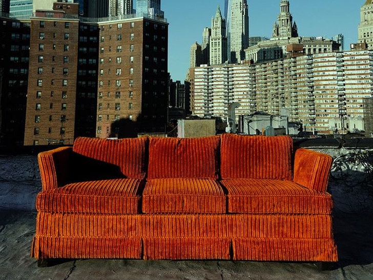 ORANGE COUCH