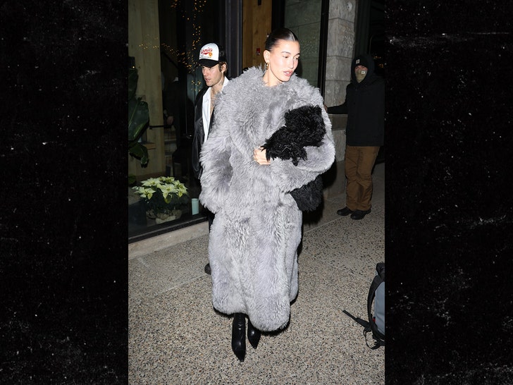 justin and hailey bieber in aspen bg 1