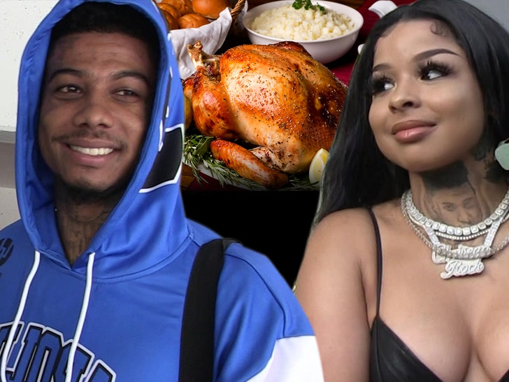 thanksgiving blueface and chrisean rock tmz getty 1