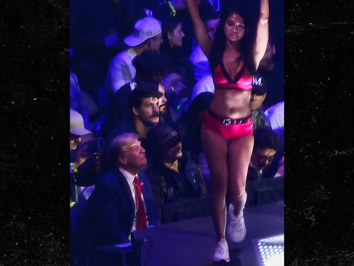 donald trump ring girl