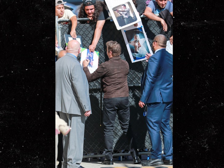 Jeremy Renner taking his first steps