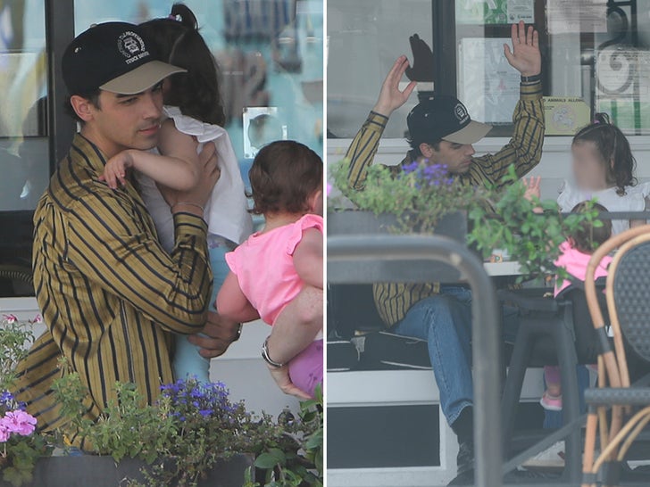 Joe Jonas Out With Daughters After Filing For Divorce From Sophie Turner