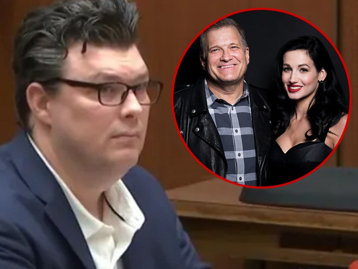 Drew Carey and Dr Amie Harwick Gareth Pursehouse court tv getty 2