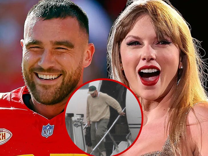 1110 travis kelce taylor swift getty