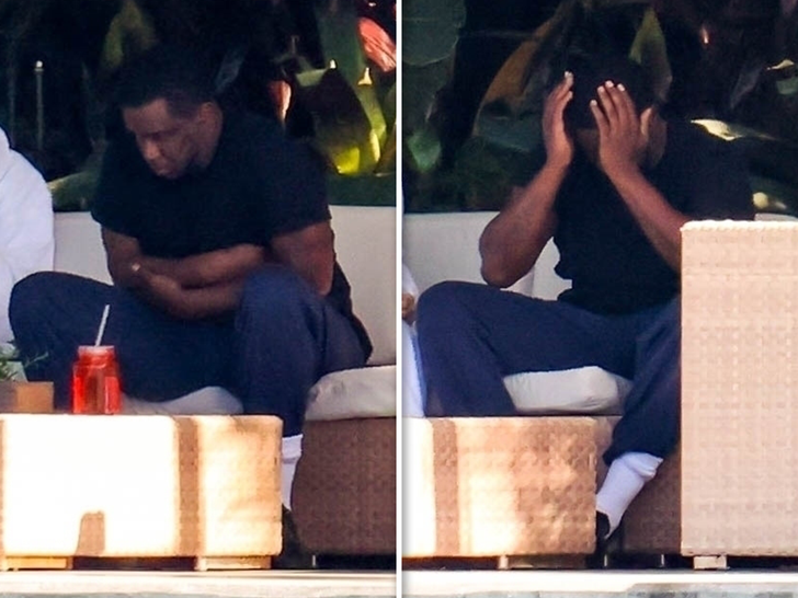 Diddy seen after recently settling case