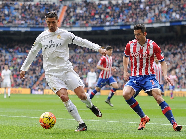 Cristiano Ronaldo On The Field