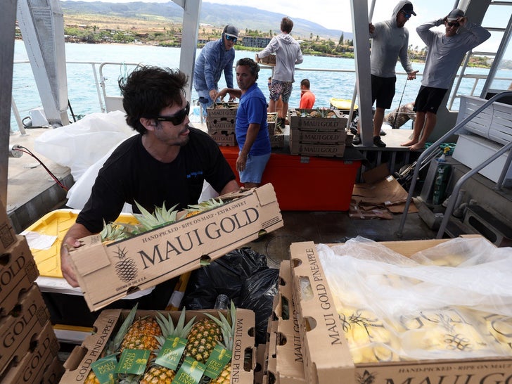 Volunteers Hard At Work After Maui Fires
