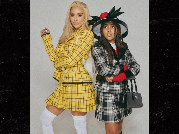 Kim Kardashian and North West Halloween Costumes