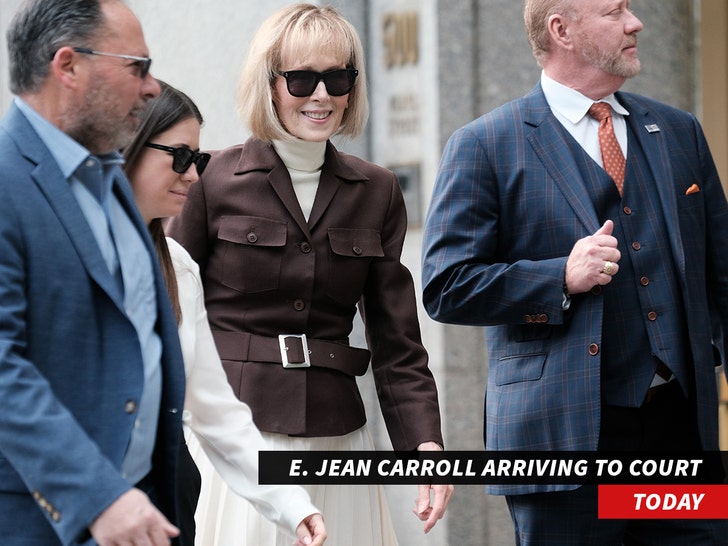 E Jean Carroll Arriving To Court getty