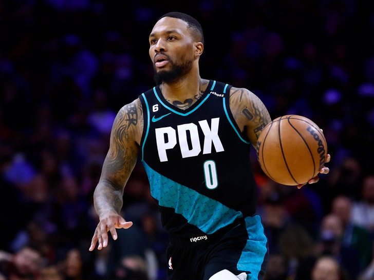 Damian Lillard On The Court