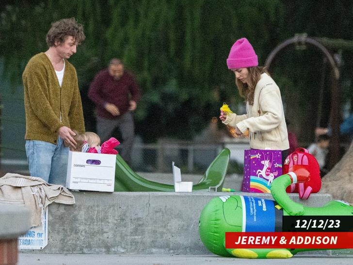 jeremy allen white with ex Addison