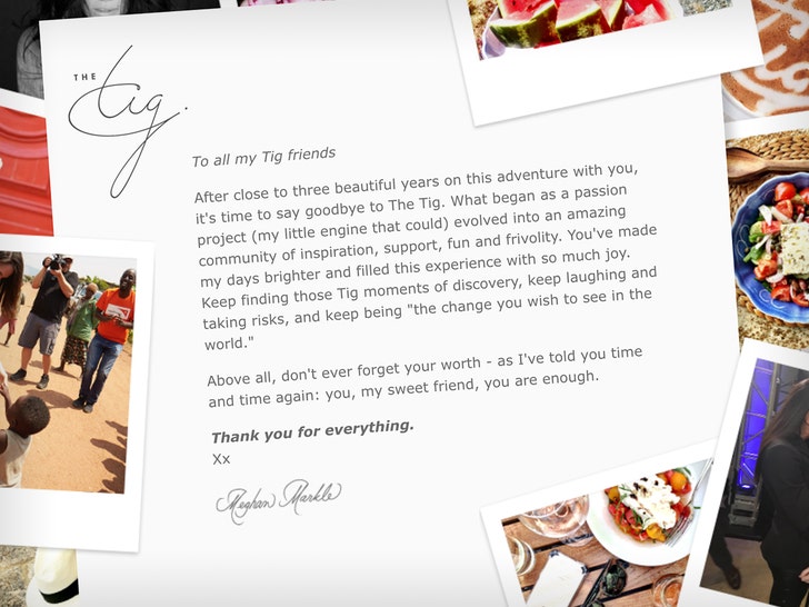 meghan markle blog post