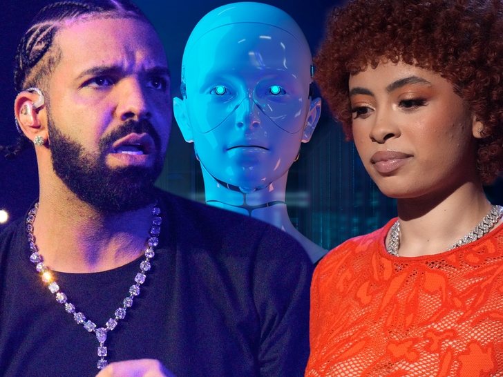 drake and ice spice ai getty