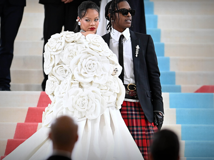 asap rihanna red carpet