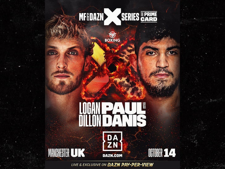 logan paul vs dillon danis flyer