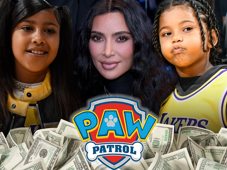kim north saint west paw patrol