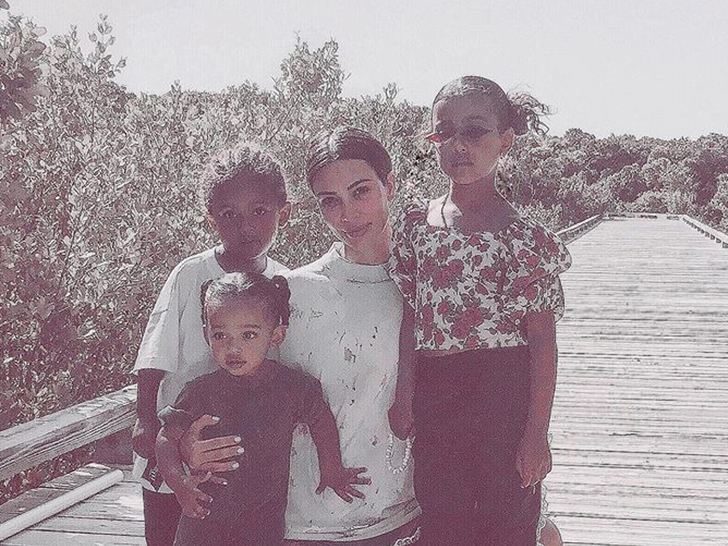 Kanye West and Kim Kardashian's Family Photos