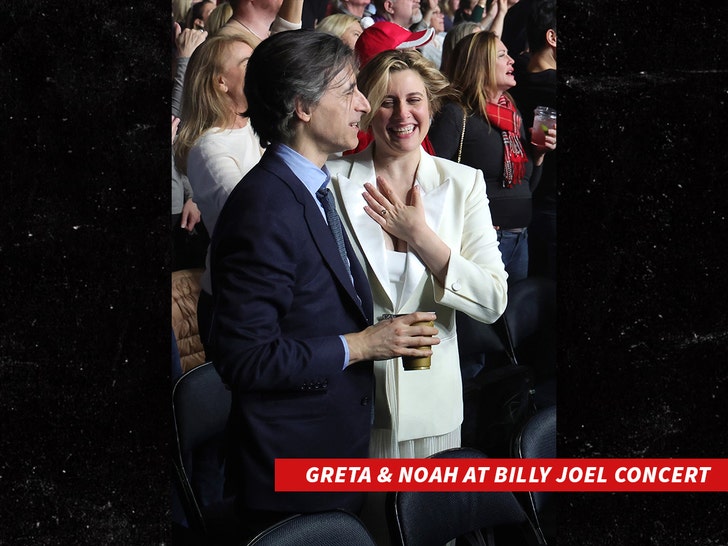 noah baumbach greta gerwig at billy joel concert