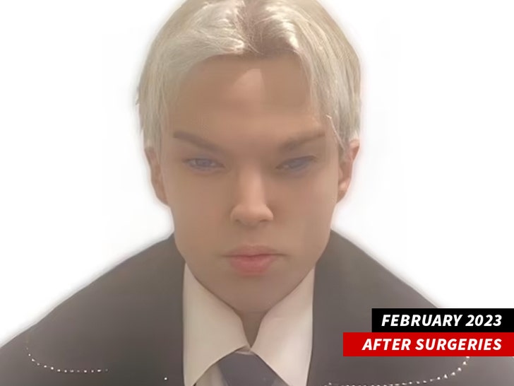 Saint Von Colucci after surgery