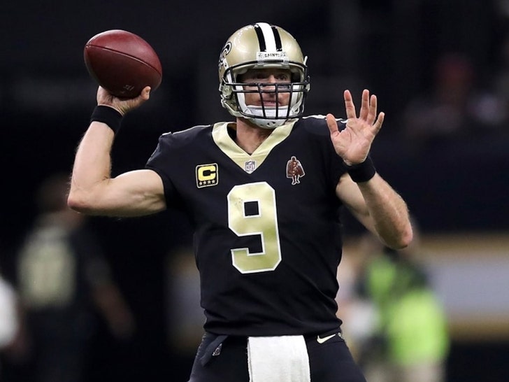 Drew Brees on the Field