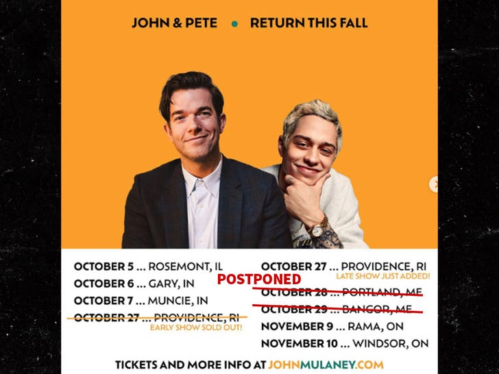 1026 Pete Davidson and John Mulaney providence flyer 3