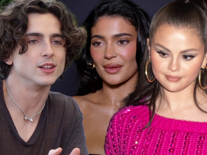 selena gomez Kylie Jenner Timothée Chalamet