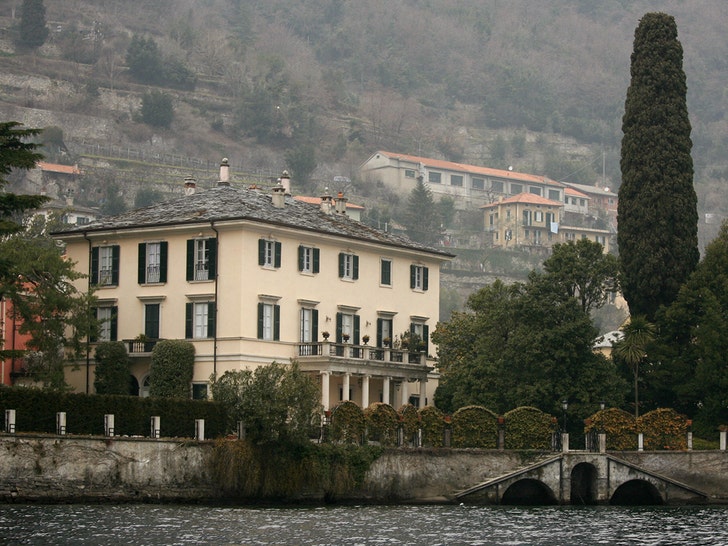 Views of George Clooney's Villa