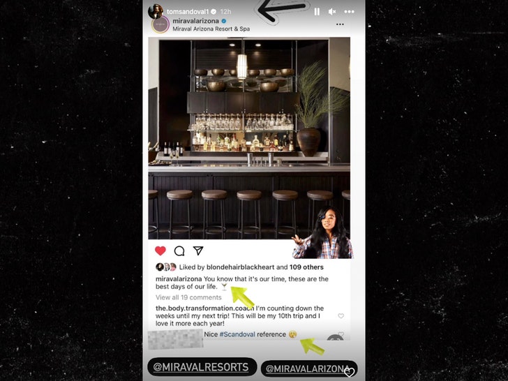 tom sandoval insta miraval 2