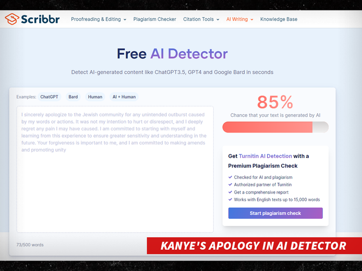 725d9d82fdf24a8b9b2512598ca0a00c_md Kanye's Apology In AI Detector